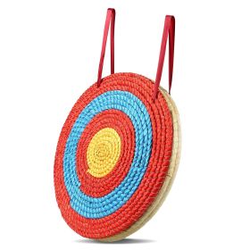 Archery Target, 3 Layers 20" Arrow Target, Traditional Solid Straw Round Archery Target Shooting Bow, Hand-Made Arrows Target