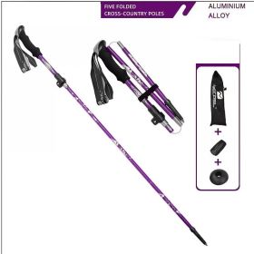 "The Ultimate Trekking Poles - Adjustable Length, Non-Slip Grip - Perfect Gift for Adventure Enthusiasts" (Color: Purple)